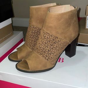 Vici - Peep Toe Booties